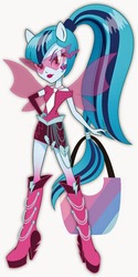 Size: 302x604 | Tagged: safe, sonata dusk, equestria girls, g4, my little pony equestria girls: rainbow rocks, clothes, eared humanization, female, high ponytail, long hair, ponied up, pony ears, ponytail, solo