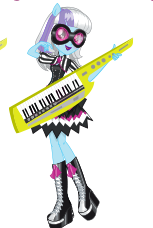 Size: 153x228 | Tagged: safe, photo finish, equestria girls, g4, my little pony equestria girls: rainbow rocks, clothes, female, keytar, musical instrument, solo