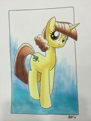 Size: 768x1024 | Tagged: safe, artist:tony fleecs, oc, oc only, solo, traditional art