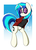 Size: 1600x2200 | Tagged: safe, artist:rb-d, dj pon-3, vinyl scratch, pony, g4, bipedal, clothes, female, glasses, plaid shirt, shirt, solo