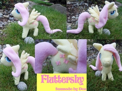 Size: 2296x1722 | Tagged: safe, artist:bluepaws21, fluttershy, pegasus, pony, g4, grass, irl, multiple views, outdoors, photo, plushie, spread wings, wings