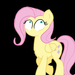 Size: 894x894 | Tagged: safe, artist:jaconok, fluttershy, g4, female, i have no mouth and i must scream, no mouth, solo