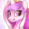 Size: 95x95 | Tagged: safe, artist:yamashta, princess cadance, g4, female, solo