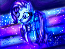 Size: 724x543 | Tagged: safe, artist:tundrakay, rarity, g4, female, solo