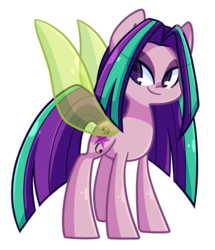 Size: 788x916 | Tagged: safe, artist:looji, aria blaze, pony, equestria girls, g4, my little pony equestria girls: rainbow rocks, female, mare, simple background, solo, transparent background, vector, wings