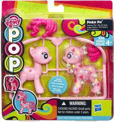 Size: 930x1000 | Tagged: safe, pinkie pie, g4, official, female, my little pony pop!, packaging, solo, sprue pony, sticker, toy