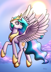 Size: 3682x5208 | Tagged: safe, artist:brainedbysaucepans, princess celestia, g4, female, solo