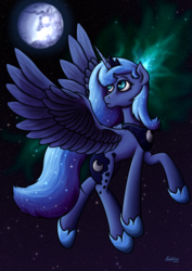 Size: 3682x5208 | Tagged: safe, artist:brainedbysaucepans, princess luna, g4, female, s1 luna, solo