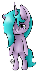 Size: 1024x1784 | Tagged: safe, artist:starshinefox, oc, oc only, oc:ayrle, pony, unicorn, :<, angry, bipedal, female, solo, standing