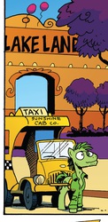 Size: 516x1060 | Tagged: safe, artist:andypriceart, idw, spoiler:comic, andy you magnificent bastard, comic, ponified, taxi, taxi driver, travis bickle