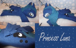 Size: 1024x644 | Tagged: safe, artist:bluepaws21, princess luna, g4, irl, photo, plushie, solo