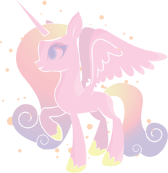 Size: 583x600 | Tagged: safe, artist:lionsca, princess cadance, alicorn, pony, g4, female, mare, raised hoof, simple background, solo, transparent background