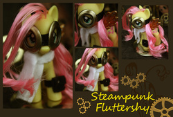 Size: 6941x4691 | Tagged: safe, artist:bluepaws21, fluttershy, g4, absurd resolution, brushable, customized toy, female, irl, photo, steampunk, toy