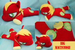 Size: 4272x2848 | Tagged: safe, artist:bluepaws21, big macintosh, earth pony, pony, g4, irl, male, photo, plushie, stallion