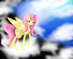 Size: 3064x2448 | Tagged: safe, artist:starstruckerxp, fluttershy, g4, female, high res, night, solo