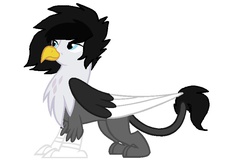 Size: 798x530 | Tagged: safe, oc, oc only, griffon, base used, explicit description, op is a duck, solo