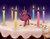 Size: 720x563 | Tagged: safe, artist:el-yeguero, oc, oc only, oc:candlelight gleam, cake, candle, happy birthday, ladder, solo