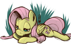 Size: 1500x1000 | Tagged: safe, artist:inkwel-mlp, fluttershy, g4, female, solo