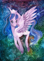 Size: 600x822 | Tagged: safe, artist:amypeterson, twilight sparkle, alicorn, pony, g4, female, mare, solo, traditional art, twilight sparkle (alicorn), watercolor painting