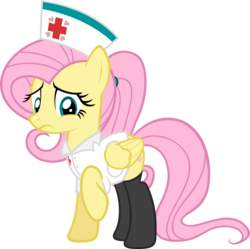 Size: 1416x1410 | Tagged: safe, artist:zacatron94, fluttershy, g4, clothes, female, flutternurse, nurse, nurse outfit, sexy, simple background, solo, stockings, thigh highs, transparent background, vector
