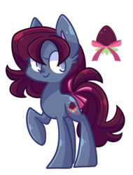 Size: 760x1000 | Tagged: safe, oc, oc only, earth pony, pony, female, louiseloo, mare, raised hoof, solo