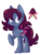 Size: 760x1000 | Tagged: safe, oc, oc only, earth pony, pony, female, louiseloo, mare, raised hoof, solo