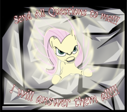 Size: 4145x3644 | Tagged: safe, artist:lightningbarer, fluttershy, g4, ask, epic fluttershy, female, solo, tumblr