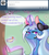 Size: 500x554 | Tagged: safe, artist:kittentoots, trixie, pony, unicorn, g4, asksketchytrixie, book, female, headphones, magic, mare, solo, tea, teacup, telekinesis, tumblr