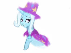 Size: 1024x768 | Tagged: safe, artist:itstheschizo, trixie, pony, unicorn, g4, female, mare, solo