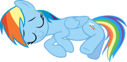 Size: 8143x3979 | Tagged: safe, artist:slb94, rainbow dash, pegasus, pony, g4, my little pony: friendship is magic, swarm of the century, female, mare, simple background, transparent background, vector