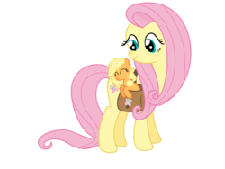 Size: 1200x900 | Tagged: safe, artist:s.guri, applejack, fluttershy, g4, filly, saddle bag, simple background, transparent background, vector