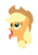 Size: 4614x6525 | Tagged: safe, artist:kardinal95, applejack, g4, absurd resolution, simple background, transparent background, vector