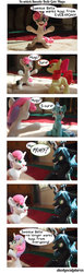 Size: 600x1950 | Tagged: safe, artist:dustysculptures, apple bloom, lyra heartstrings, queen chrysalis, sweetie belle, g4