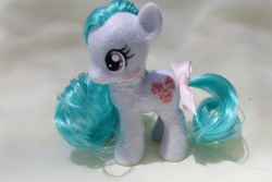 Size: 4272x2848 | Tagged: safe, artist:tiellanicole, cupcake (g1), g1, g4, blushing, brushable, customized toy, g1 to g4, generation leap, irl, photo, so soft, solo, toy