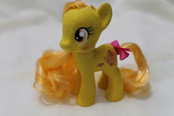 Size: 4272x2848 | Tagged: safe, artist:tiellanicole, crumpet, g1, g4, brushable, customized toy, g1 to g4, generation leap, irl, photo, so soft, solo, toy