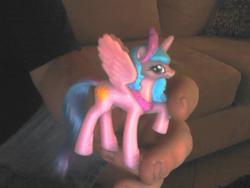 Size: 640x480 | Tagged: safe, princess celestia, g4, irl, mcdonald's happy meal toys, photo, pinklestia, toy