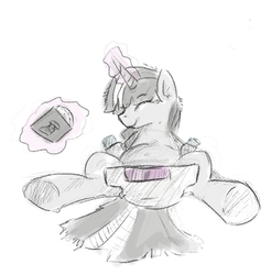 Size: 500x509 | Tagged: safe, artist:ponykai, twilight sparkle, g4, diaper, diaper change, diapering, female, non-baby in diaper, open diaper, solo