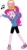 Size: 1817x3312 | Tagged: safe, artist:skycatcherequestria, pinkie pie, equestria girls, g4, basket, clothes, female, hoodie, singing telegram, solo