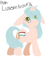 Size: 892x1206 | Tagged: safe, artist:phylislv, oc, oc only, ask, ask luxembourg, luxembourg, nation ponies, solo, wrong