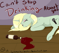 Size: 6000x5357 | Tagged: safe, artist:sydfreak2, oc, oc only, oc:amare, absurd resolution, alcohol, drunk, solo