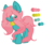 Size: 600x500 | Tagged: safe, artist:inkieblot, oc, oc only, earth pony, pony, solo