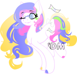 Size: 700x670 | Tagged: safe, artist:danie-mesadopts, oc, oc only, oc:candy button, earth pony, pony, solo