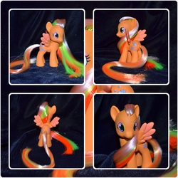 Size: 1204x1204 | Tagged: safe, artist:soulren, sea breeze, pegasus, pony, g1, g4, brushable, customized toy, g1 to g4, generation leap, irl, photo, solo, toy, tropical ponies