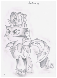 Size: 3400x4677 | Tagged: safe, radiance, rarity, g4, power ponies (episode), female, power ponies, solo