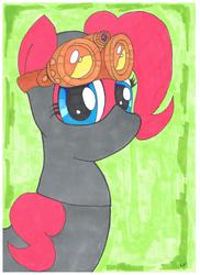 Size: 1700x2338 | Tagged: safe, pinkie pie, g4, the crystal empire, goggles, spy