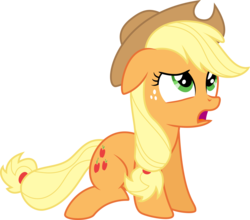 Size: 6825x6000 | Tagged: safe, artist:byteslice, applejack, g4, swarm of the century, .svg available, absurd resolution, female, simple background, solo, transparent background, vector