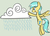 Size: 7000x5000 | Tagged: dead source, safe, artist:fuzzyghostbat, sunshower raindrops, pegasus, pony, g4, absurd resolution, cloud, female, flying, happy, mare, rain, raincloud, simple background, solo