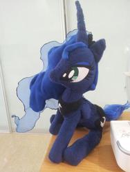 Size: 720x960 | Tagged: safe, artist:fluffyducky-plushie, princess luna, g4, irl, photo, plushie, solo