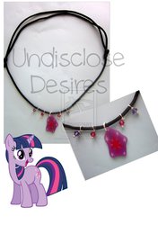 Size: 900x1278 | Tagged: safe, artist:undisclose--desires, twilight sparkle, g4, collar, craft, cutie mark