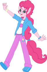 Size: 723x1104 | Tagged: safe, artist:bb14, pinkie pie, equestria girls, g4, alternative cutie mark placement, bubble berry, equestria guys, facial cutie mark, male, ponied up, rule 63, solo